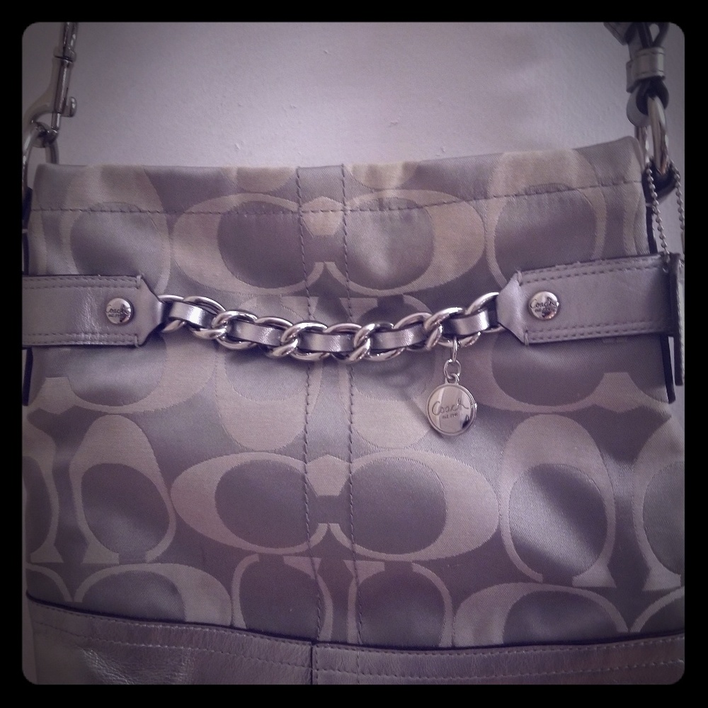 A shoulder bag by Coach